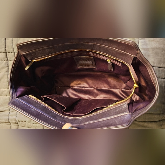 Coach Taylor Alexis Signature OP Art Tote Bag & wallet - Picture 6 of 16